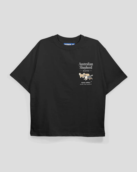 Kinu Supply Encyclopedia T-shirt | Australian Shepherd