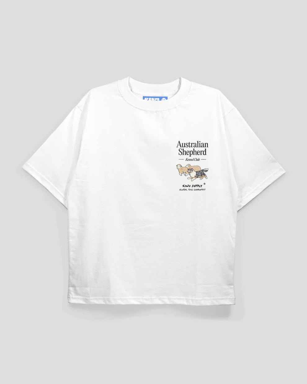 Kinu Supply Encyclopedia T-shirt | Australian Shepherd