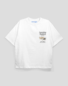 Kinu Supply Encyclopedia T-shirt | Australian Shepherd