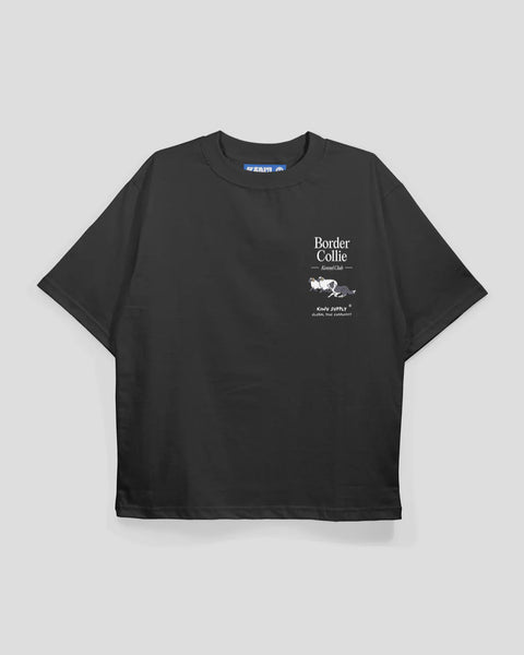 Kinu Supply Encyclopedia T-shirt | Border Collie