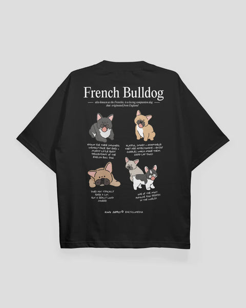 Kinu Supply Encyclopedia T-shirt | French Bulldog