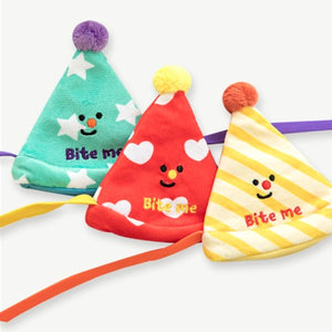 Bite Me Happy Party Hat Toy