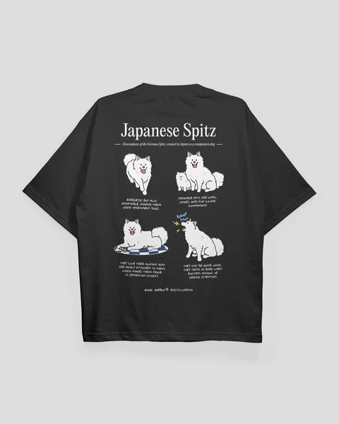 Kinu Supply Encyclopedia T-shirt | Japanese Spitz