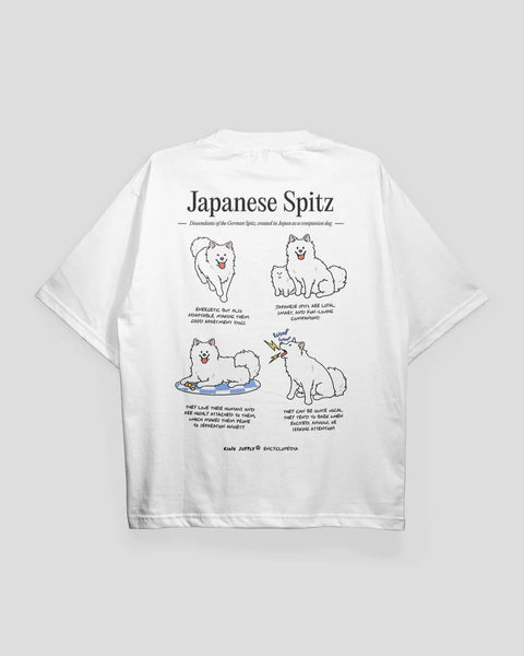 Kinu Supply Encyclopedia T-shirt | Japanese Spitz