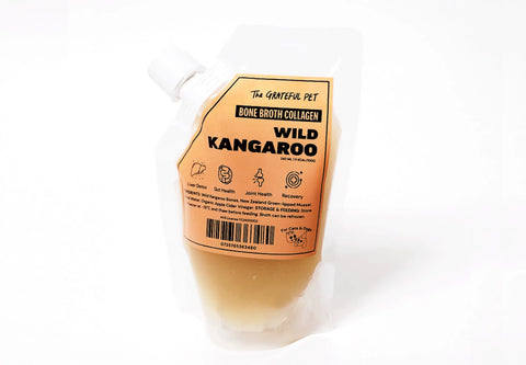 Grateful Pet Frozen Bone Broth - Kangaroo