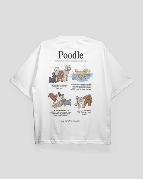 Kinu Supply Encyclopedia T-shirt | Poodle