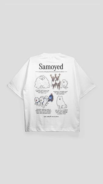 Kinu Supply Encyclopedia T-shirt | Samoyed