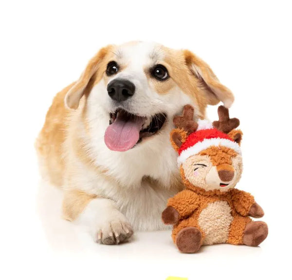 Fuzzyard Dog Toy | Rosco Reindeer