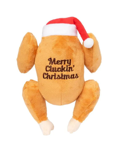 Fuzzyard Dog Toy | Merry Cluckin' Christmas