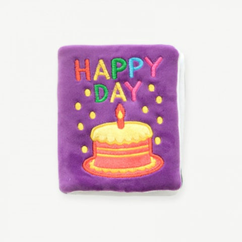 Bite Me Happy Birthday Card Dog Toy